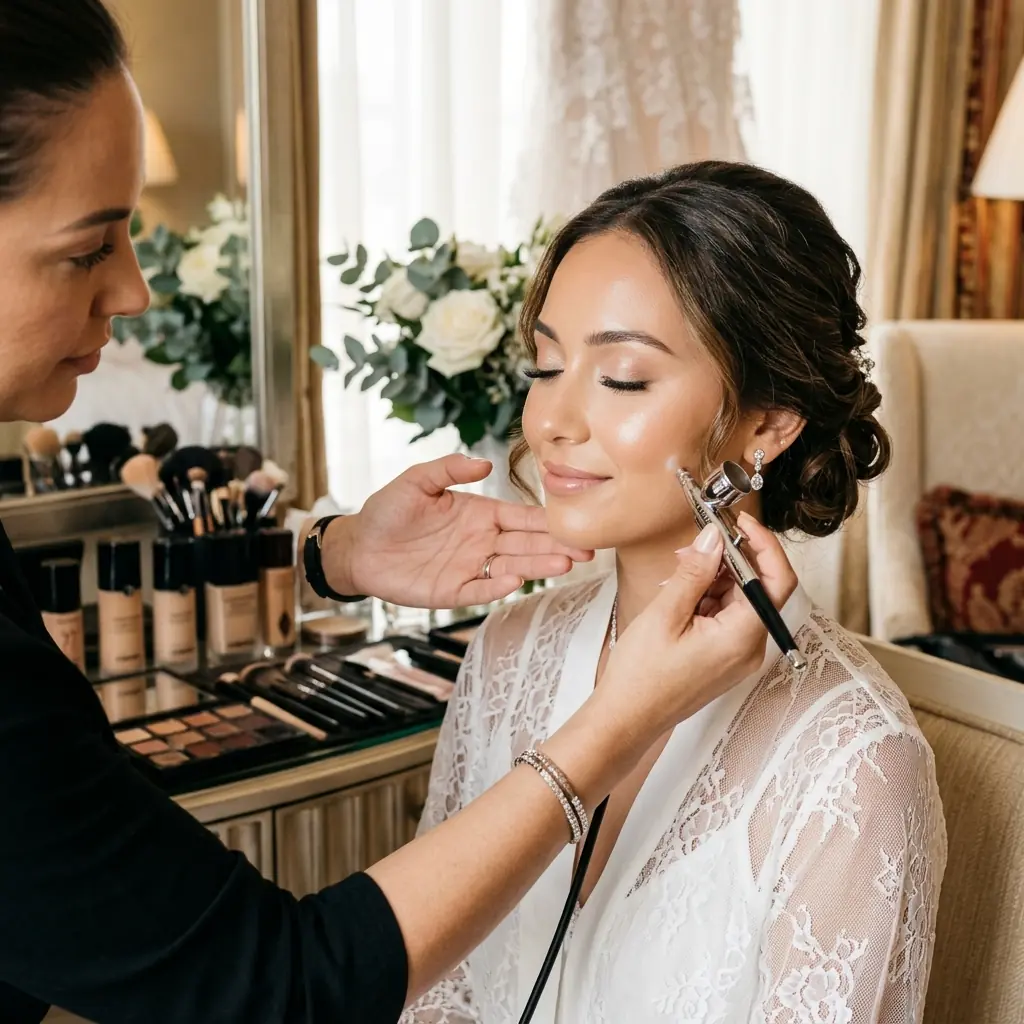 Bridal Makeup Application